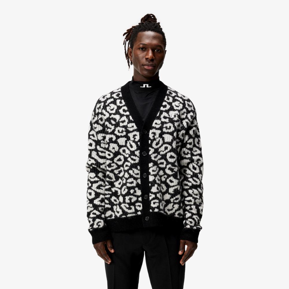 J Lindeberg Frederic Jacquard Cardigan | PGA TOUR Superstore
